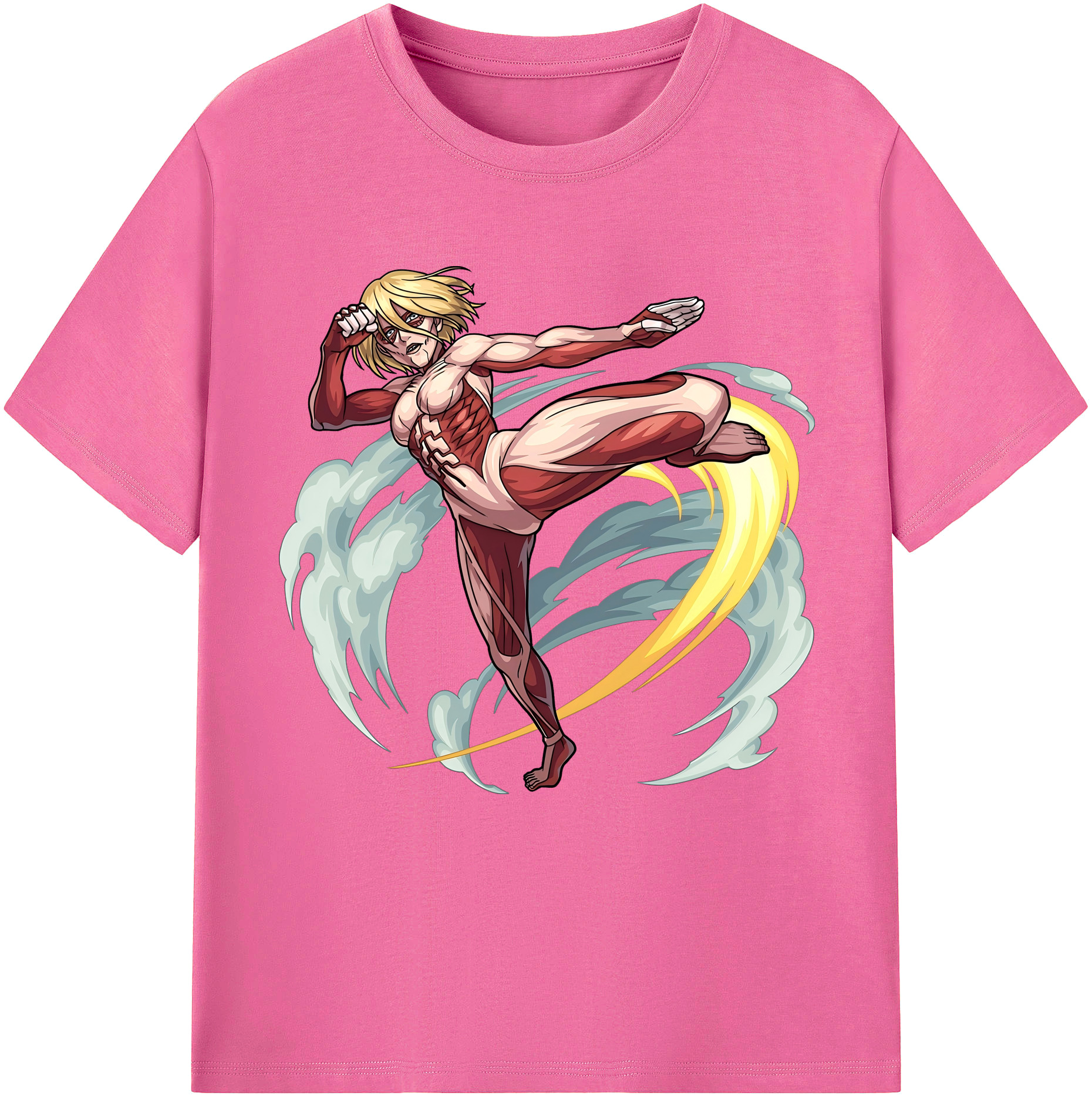 （画像用） 進撃の巨人 Attack on Titan レディースカジュアルプリントTシャツ（綿100％）